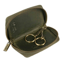 MATADOR BARI Leder Schlüsseltasche Schlüsseletui Auto Motorrad Grün