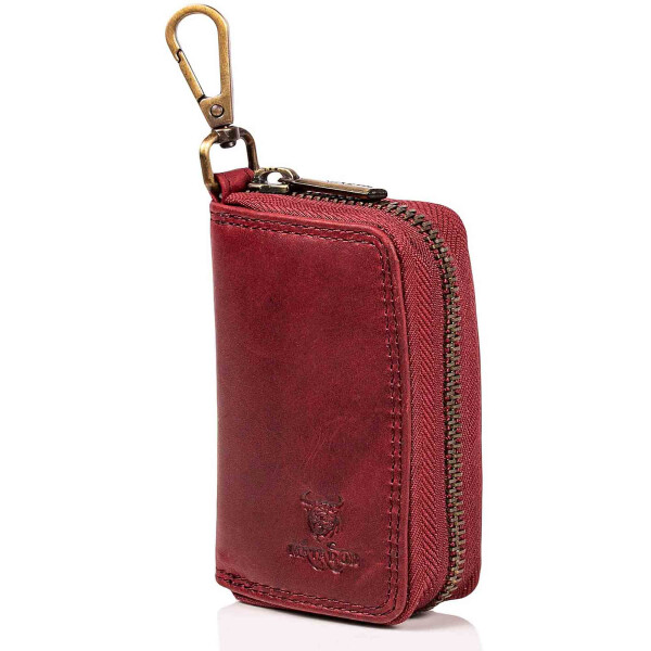 MATADOR BARI Leder Auto-Motorrad-Schlüssel-Tasche-Etui Pink