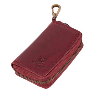 MATADOR BARI Leder Auto-Motorrad-Schlüssel-Tasche-Etui Pink