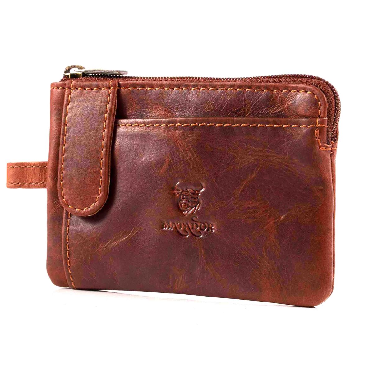 Großes Schlüsseletui / Schlüsselmäppchen Größe L Aus Echt-Leder, In Blau Rot Grün Beige Braun Schwarz, Personalisierung Möglich, 018 - Foto 12