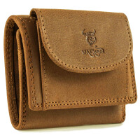 MATADOR GENF Damen Herren Portemonnaie Klein Leder RFID Hell-Braun