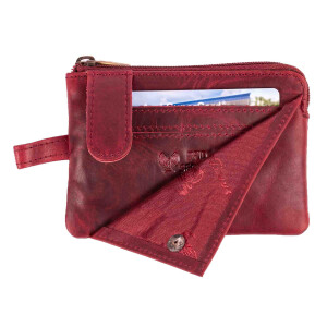 MATADOR Leder Schlüsseletui Auto Motorrad RFID Schutz Pink