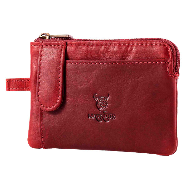 MATADOR CUSCO Leder Schlüsseltasche Schlüssel-Mäppchen RFID Rot