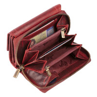 MATADOR PERTH Damen Leder Geldbörse Geldbeutel Portemonnaie Rot
