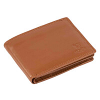 MATADOR® Herren Leder Portemonnaie Geldbeutel RFID TüV Hell-Braun