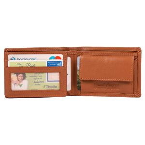 MATADOR BILBAO Herren Leder Portemonnaie RFID TüV Hell-Braun