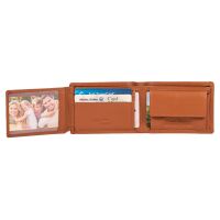 MATADOR BILBAO Herren Leder Portemonnaie RFID TüV Hell-Braun
