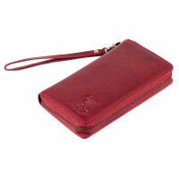 MATADOR CADIZ XL Damen Portemonnaie Leder Geldbörse RFID Pink