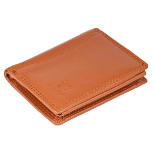 MATADOR MARSEILLE MINI Herren Geldbörse Leder Klein RFID TüV Hell-Braun