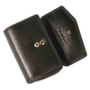 MATADOR SEVILLA Damen Leder Geldbörse Portemonnaie Schwarz