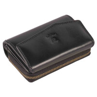 MATADOR SEVILLA Damen Leder Geldbörse Portemonnaie Schwarz