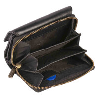 MATADOR SEVILLA Damen Leder Geldbörse Portemonnaie Schwarz