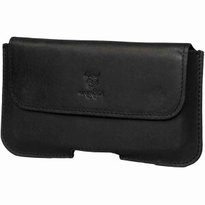 MATADOR Huawei P40 / P40 Lite Leder Quertasche Schlaufe Schwarz