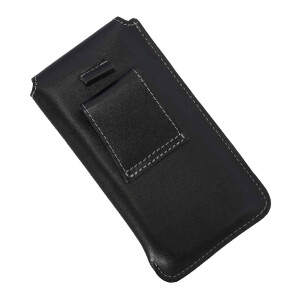 MATADOR Samsung Galaxy S10e Leder Schutz-Case Magnet Schwarz