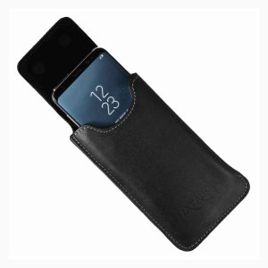 MATADOR Samsung Galaxy S10e Leder Schutz-Case Magnet Schwarz