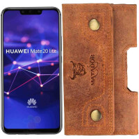 MATADOR Huawei Mate 20 Lite Leder Gürteltasche Braun