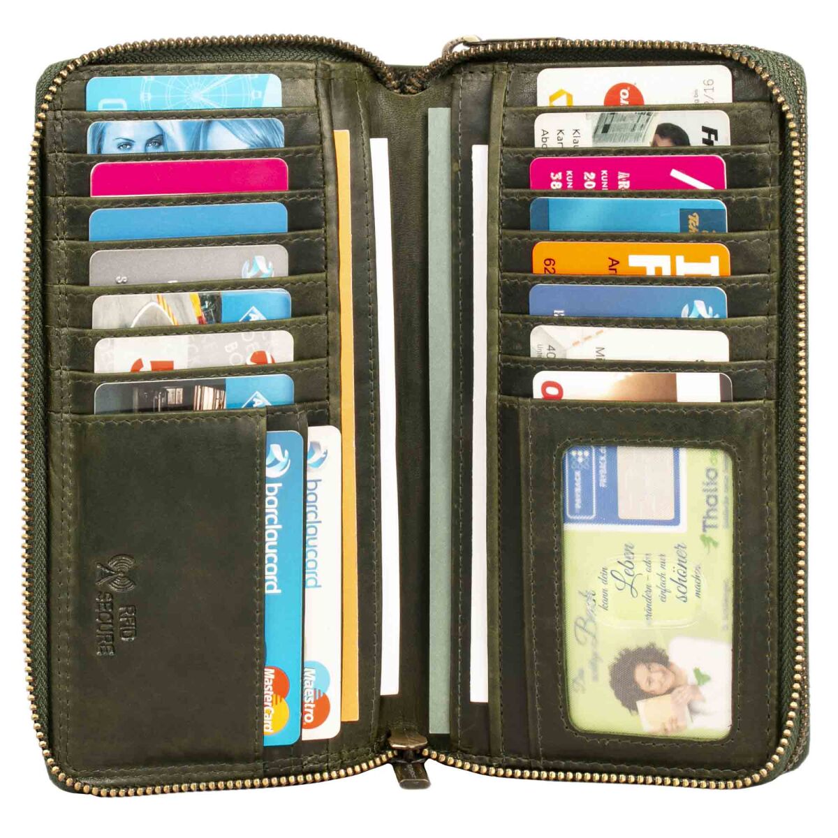 geldbörse damen grün