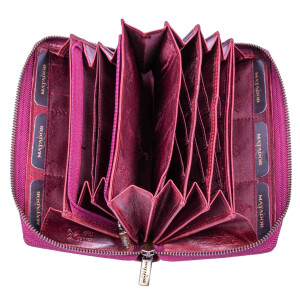 MATADOR GIRONA XL Leder Damen Geldbörse Langbörse Gross Pink