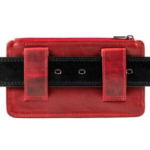 MATADOR BRISBANE Leder Universal Handytasche Magnet 6.9 Zoll Rot