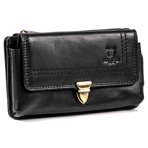 MATADOR BRISBANE Leder Universal-Handy-Tasche 6.9 Zoll Schwarz