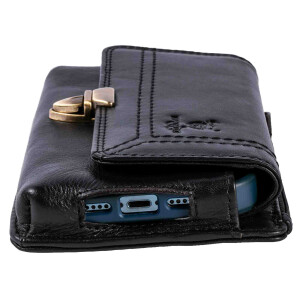 MATADOR BRISBANE Leder Universal-Handy-Tasche 6.9 Zoll Schwarz