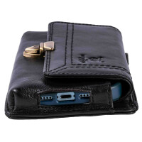 MATADOR BRISBANE Leder Universal-Handy-Tasche 6.9 Zoll Schwarz