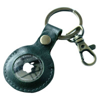 MATADOR Leder Schlüsselanhänger Schlüsselring Karabiner Grün