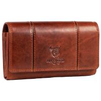 MATADOR BRÜGGE XL Damen Leder Langbörse Luxus Geldbörse RFID