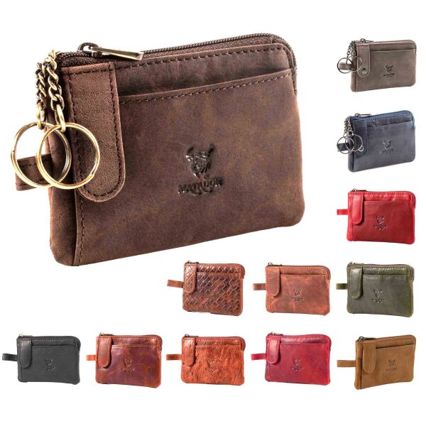 MATADOR CUSCO Leder Schlüsseletui Schlüsseltasche 2 Schlüsselringe