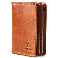 MATADOR Leder Kreditkartenetui PORTO Kreditkartenhülle RFID A7