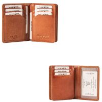 MATADOR Leder Kreditkartenetui PORTO Kreditkartenhülle RFID A7