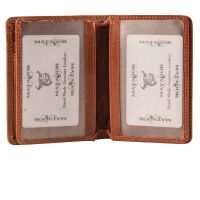 MATADOR Leder Kreditkartenetui PORTO Kreditkartenhülle RFID A7