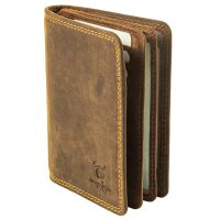 MATADOR Leder Kreditkartenetui PORTO Kreditkartenhülle RFID A7