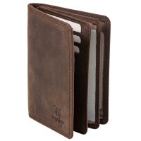 MATADOR Leder Kreditkartenetui PORTO Kreditkartenhülle RFID A7