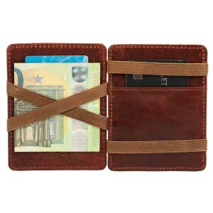 MATADOR Leder Kartenetui Kreditkartenetui RFID Magic Wallet