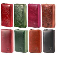 MATADOR GIRONA XL Leder Damen Geldbörse Groß Langbörse Geldbeutel TüV RFID