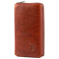 MATADOR GIRONA XL Leder Damen Geldbörse Groß Langbörse Geldbeutel TüV RFID