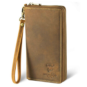 MATADOR CADIZ XL Leder Damen Langbörse Luxus Geldbörse RFID