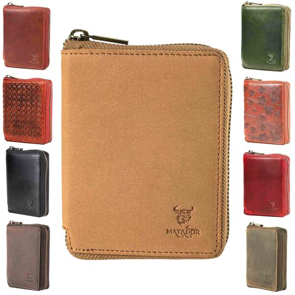 MATADOR EDINBURGH Leder Damen Herren Geldbörse Portemonnaie