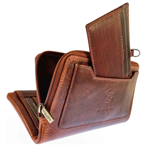 MATADOR PUEBLA Leder Geldbörse Damen Portemonnaie Handyfach 6 Farben