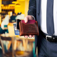 MATADOR PUEBLA Leder Geldbörse Damen Portemonnaie Handyfach 6 Farben