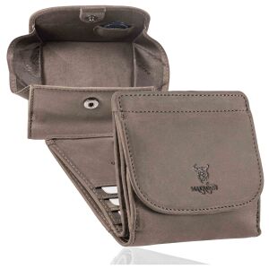 MATADOR Mini Geldbörse Portemonnaie Klein Leder RFID TüV 18 Farben