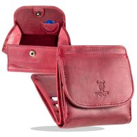 MATADOR WIEN Mini Geldbörse Portemonnaie Klein Leder RFID TüV