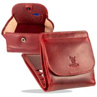 MATADOR WIEN Mini Geldbörse Portemonnaie Klein Leder RFID TüV