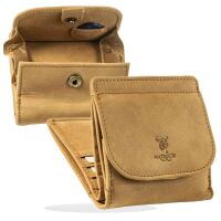 MATADOR WIEN Mini Geldbörse Portemonnaie Klein Leder RFID TüV