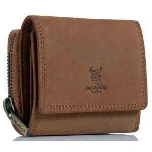 MATADOR CHIQUITO Leder Mini Geldbörse Klein Damen Herren RFID