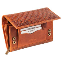 MATADOR PRAG Leder Damen Langbörse Geldbörse RFID TüV 7 Farben