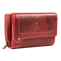 MATADOR Leder Geldbörse PERTH Damen Portemonnaie 12 Fächer RFID