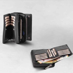 MATADOR SEOUL Geldbörse Damen Leder TüV RFID 2 Farben