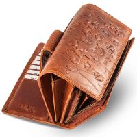 MATADOR Leder Geldbörse LISSABON Damen XXL Portemonnaie RFID